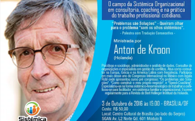 Palestra aberta ao público com Anton de Kroon